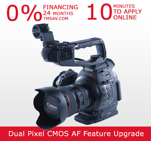 Canon C100 Auto Focus with 24-105mm Lens